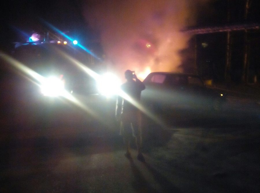 Поджог и неисправность авто: за сутки в Кузбассе сгорели три машины