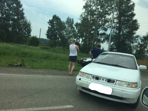 В Прокопьевске автомобилист сбил велосипедистку