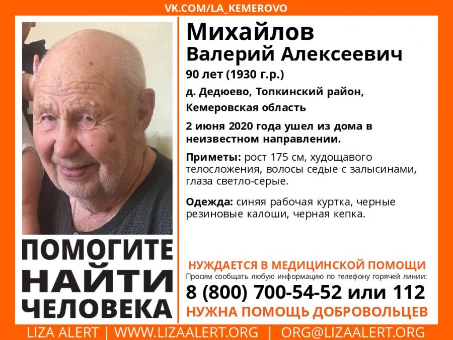 В Кузбассе 90-летний мужчина потерялся в лесу