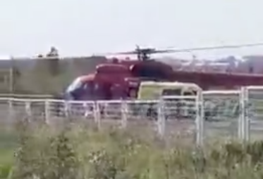 Рабочего из Абакана экстренно доставили в Кузбасс вертолётом