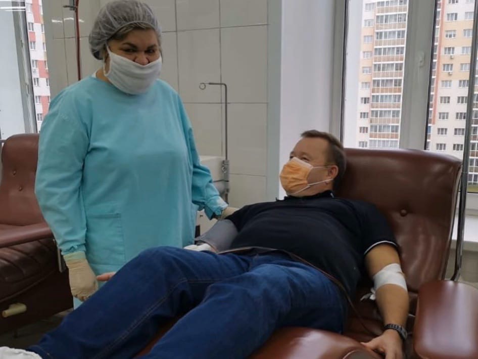 Министр здравоохранения Кузбасса стал донором антиковидной плазмы